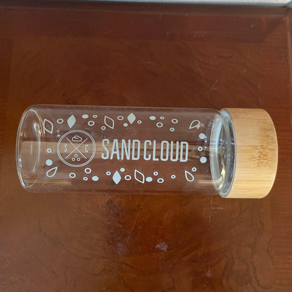 SandCloud Glass Water Bottle